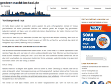 Tablet Screenshot of gestern-nacht-im-taxi.de